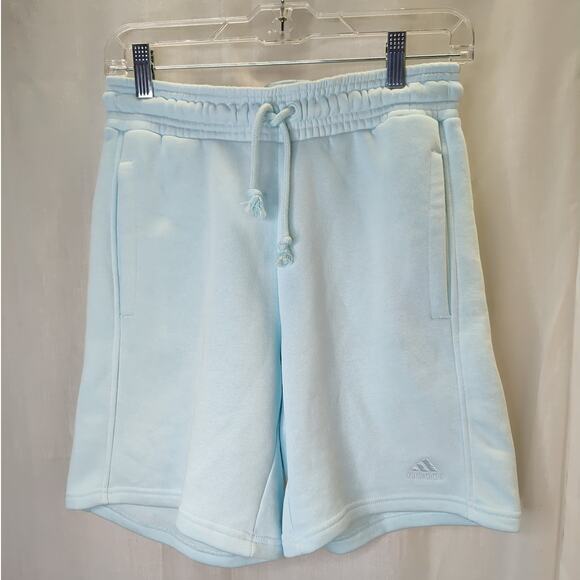 Adidas Mint Sweat Shorts Fleece Shorts, XS - Picture 1 of 6